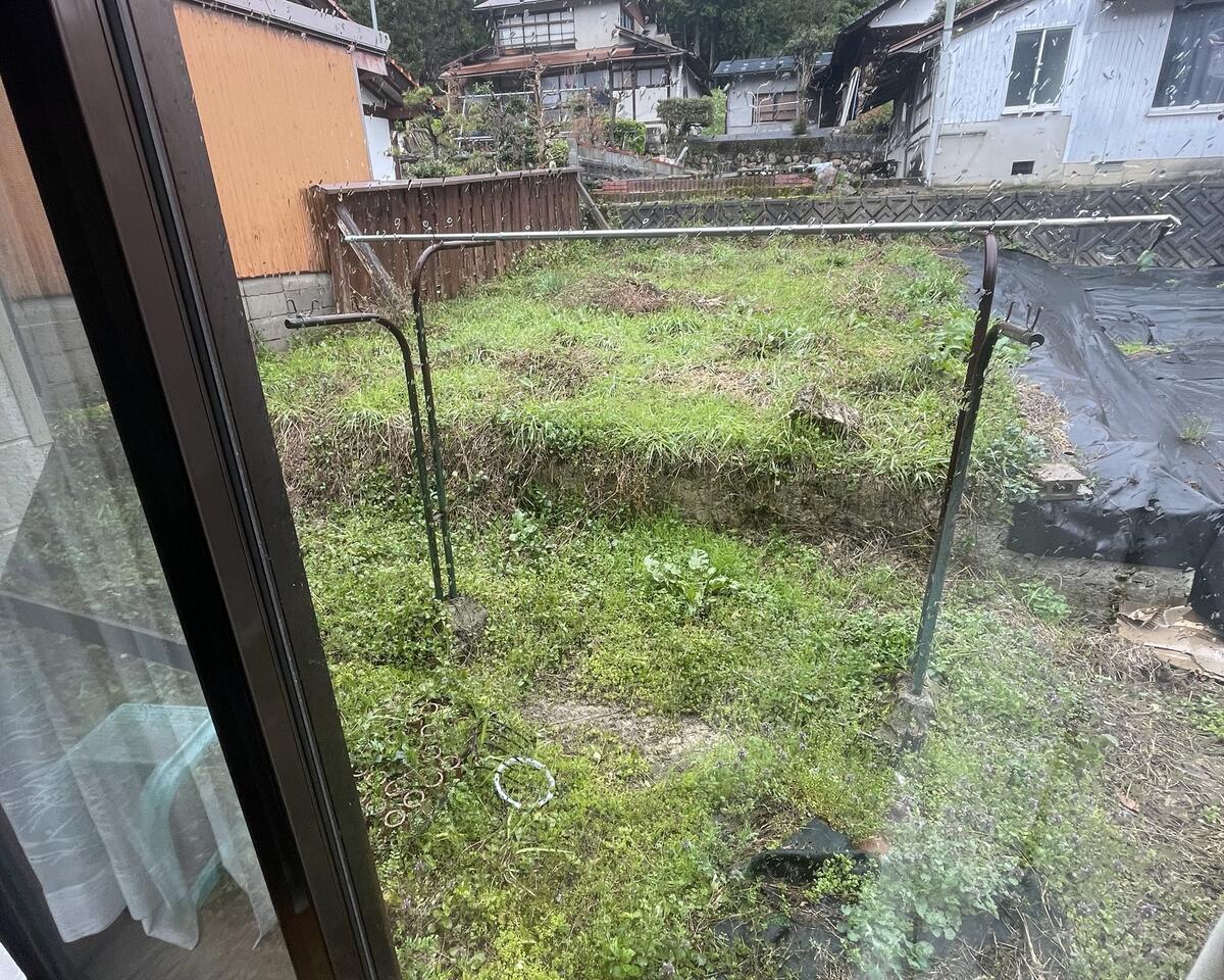 雑草が生い茂る空き地